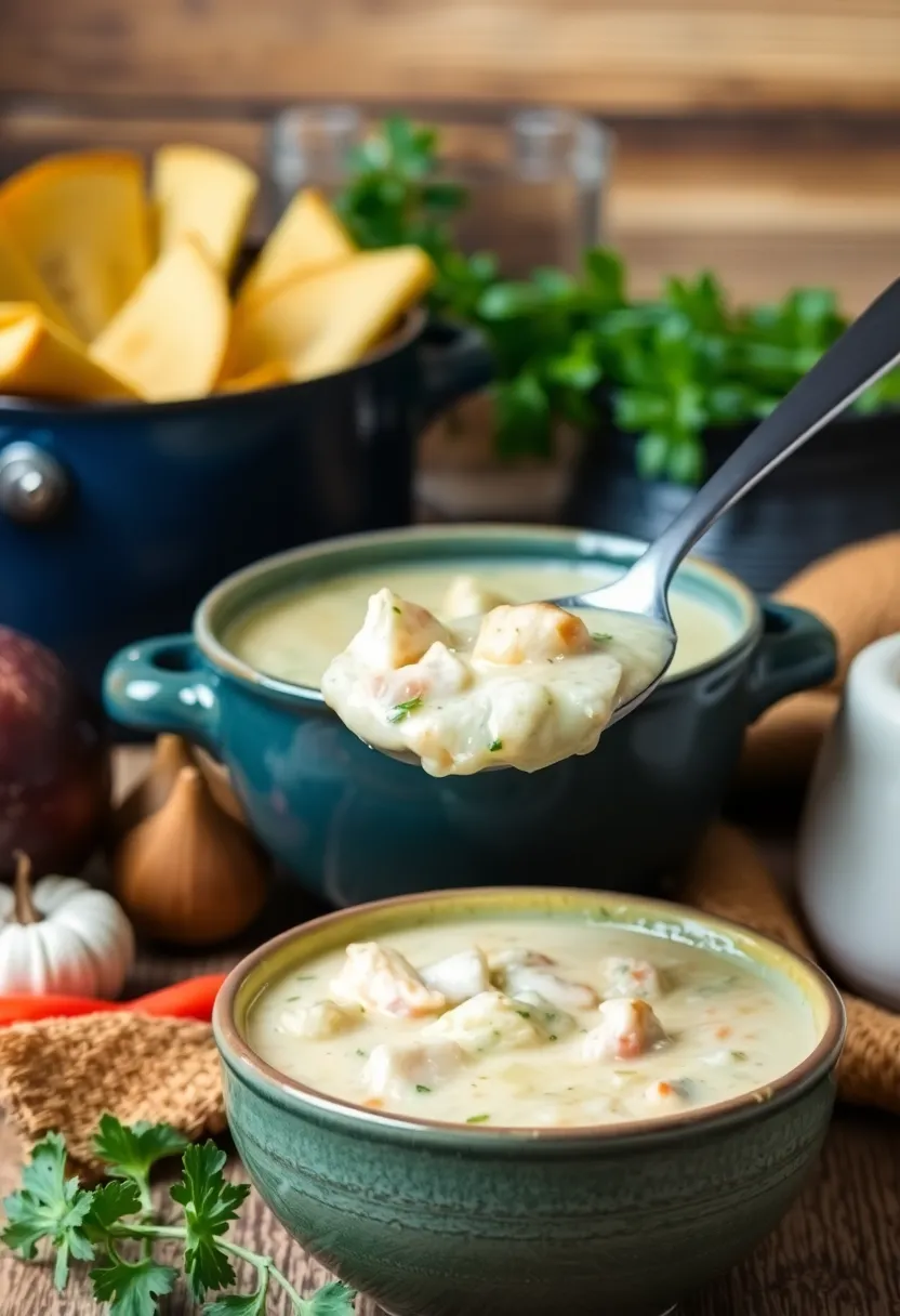 25 Keto Rotisserie Chicken Recipes Fast and Tasty - 22. Chicken Pot Pie Soup