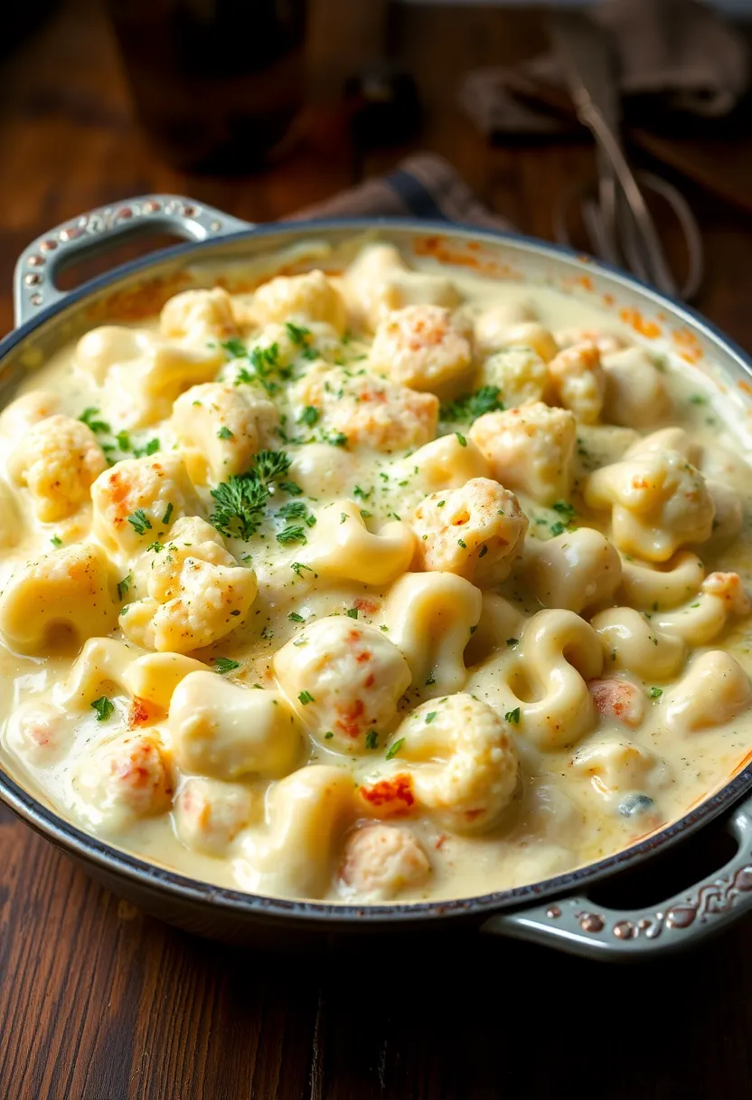 25 Keto Rotisserie Chicken Recipes Fast and Tasty - 24. Chicken and Cauliflower Mac and Cheese