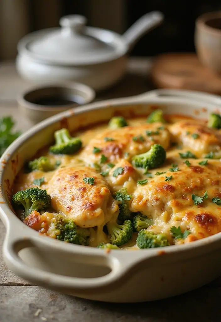25 Keto Rotisserie Chicken Recipes Fast and Tasty - 3. Keto Chicken and Broccoli Casserole