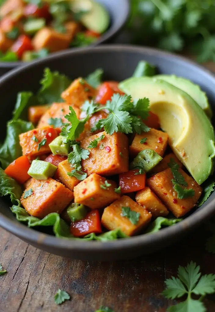 25 Keto Rotisserie Chicken Recipes Fast and Tasty - 5. Spicy Chicken Avocado Bowl