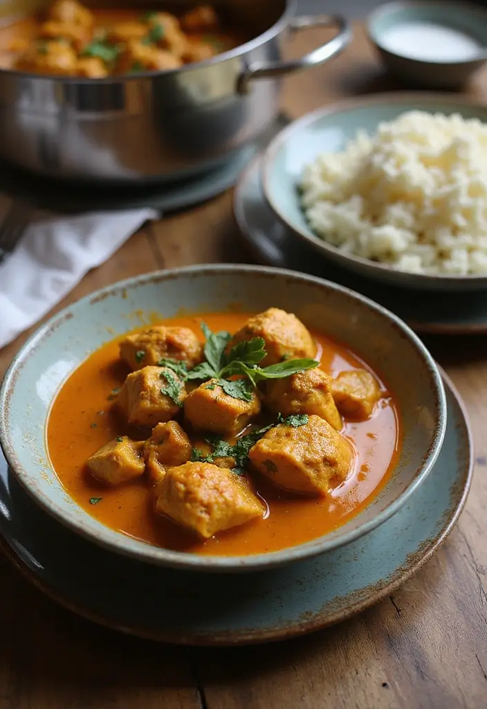 25 Keto Rotisserie Chicken Recipes Fast and Tasty - 8. Chicken Curry Skillet