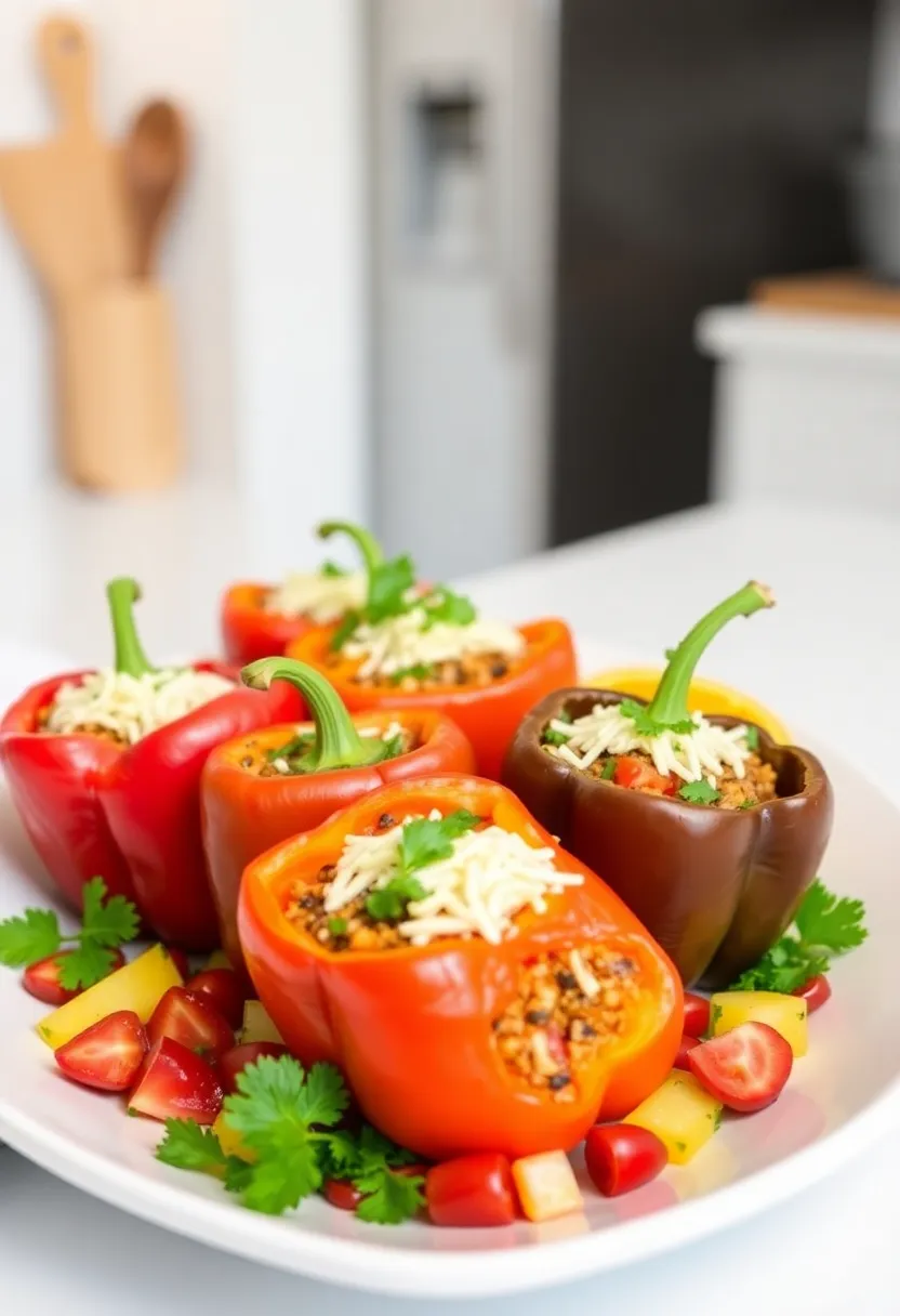 25 Keto Sweet Potato Recipes: Low Carb Alternatives 14 25 Keto Sweet Potato Recipes: Low Carb Alternatives - 14. Sweet Potato Stuffed Peppers