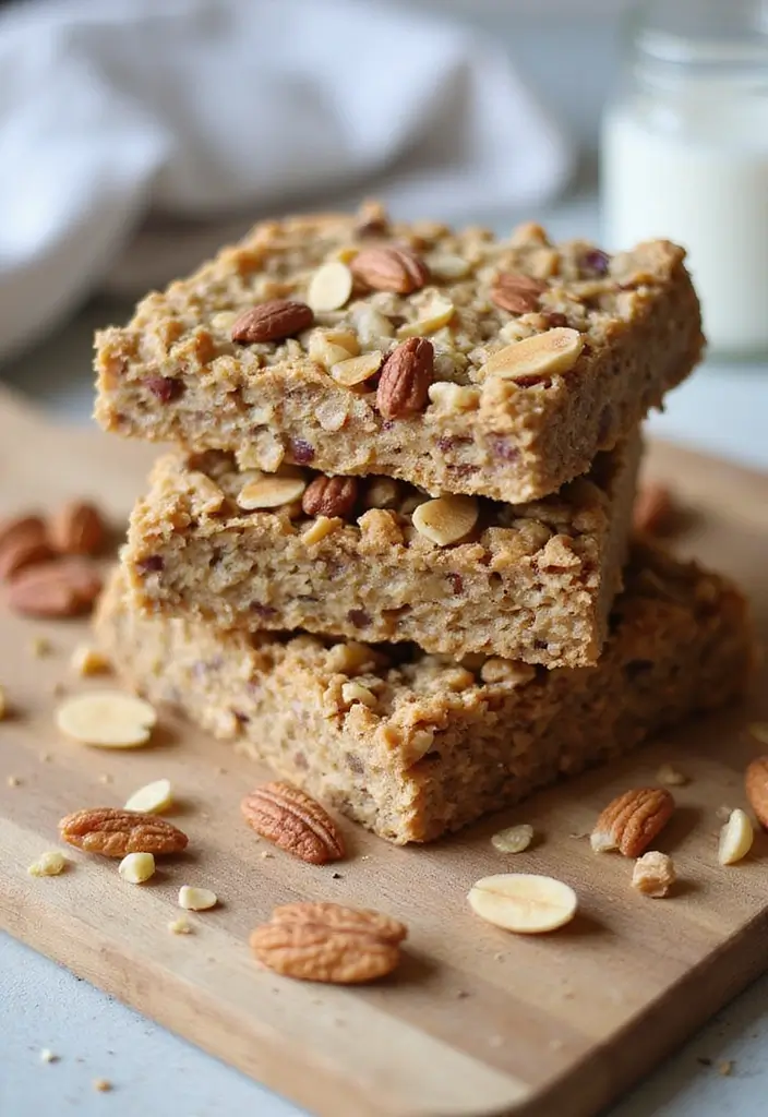 25 King Arthur Keto Flour Recipes Simple and Tasty - 10. King Arthur Keto Flour Granola Bars