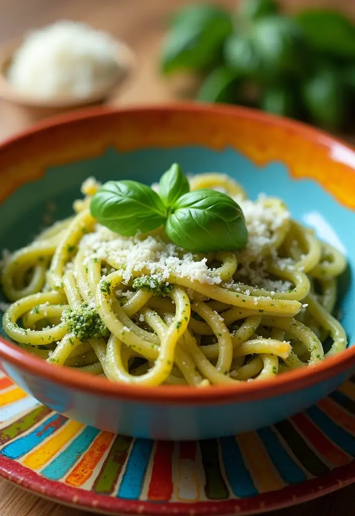 25 King Arthur Keto Flour Recipes Simple and Tasty - 15. King Arthur Keto Flour Pesto Pasta