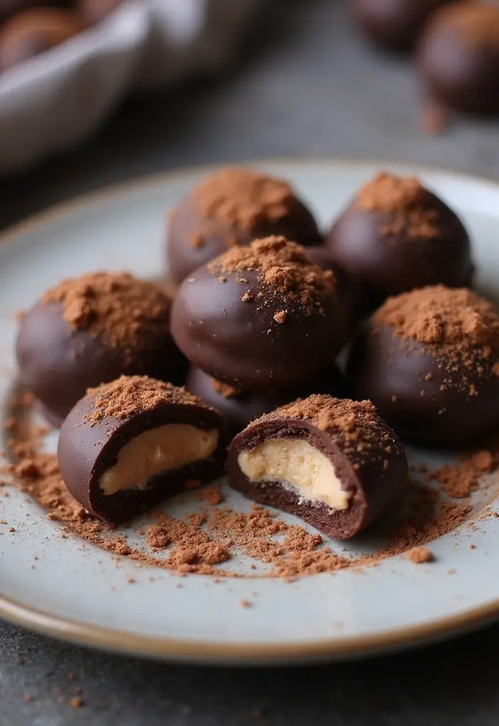 25 King Arthur Keto Flour Recipes Simple and Tasty - 18. Keto Chocolate Truffles