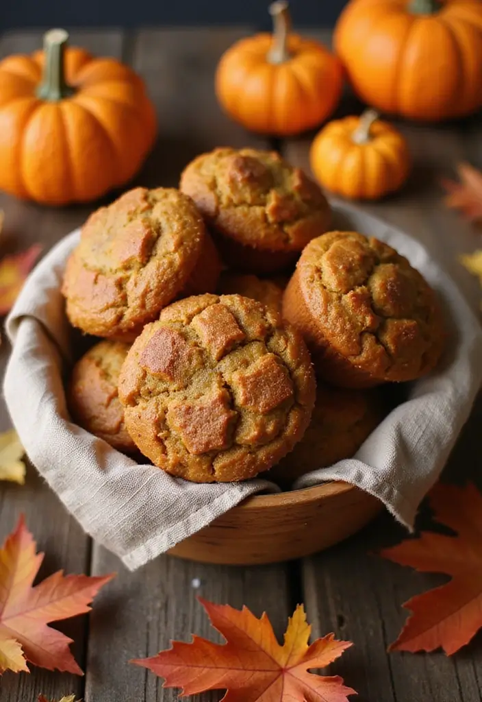 25 King Arthur Keto Flour Recipes Simple and Tasty - 5. Low Carb Pumpkin Muffins