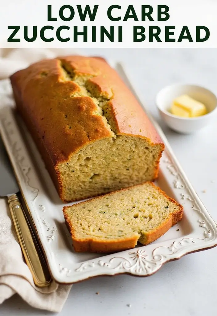 25 King Arthur Keto Flour Recipes Simple and Tasty - 7. Low Carb Zucchini Bread