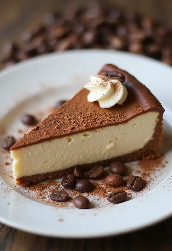 25 No Bake Keto Cheesecake Recipes That Always Impress - 18. Espresso No Bake Keto Cheesecake