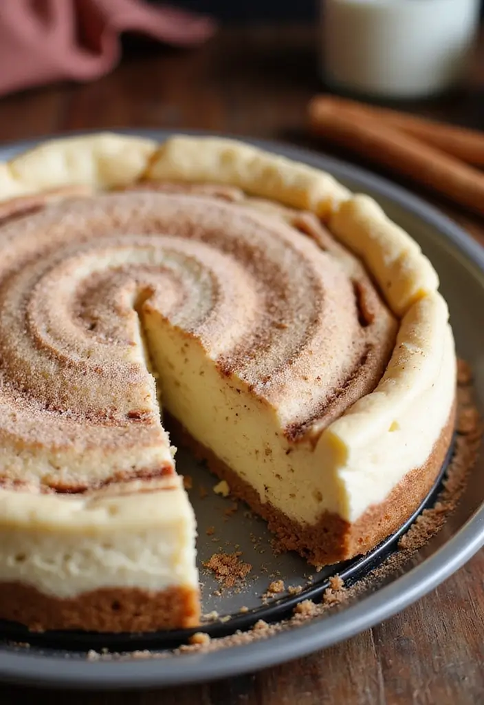 25 No Bake Keto Cheesecake Recipes That Always Impress - 21. Cinnamon Roll No Bake Keto Cheesecake