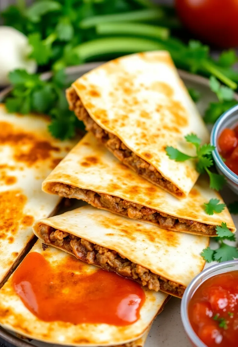 26 Easy Keto Ground Beef Recipes Family Friendly - 17. Beef Quesadillas with Cheese