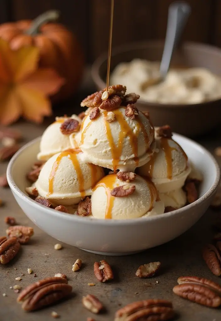 27 Dash My Pint Ice Cream Maker Recipes Keto and Delicious - 13. Maple Pecan Ice Cream