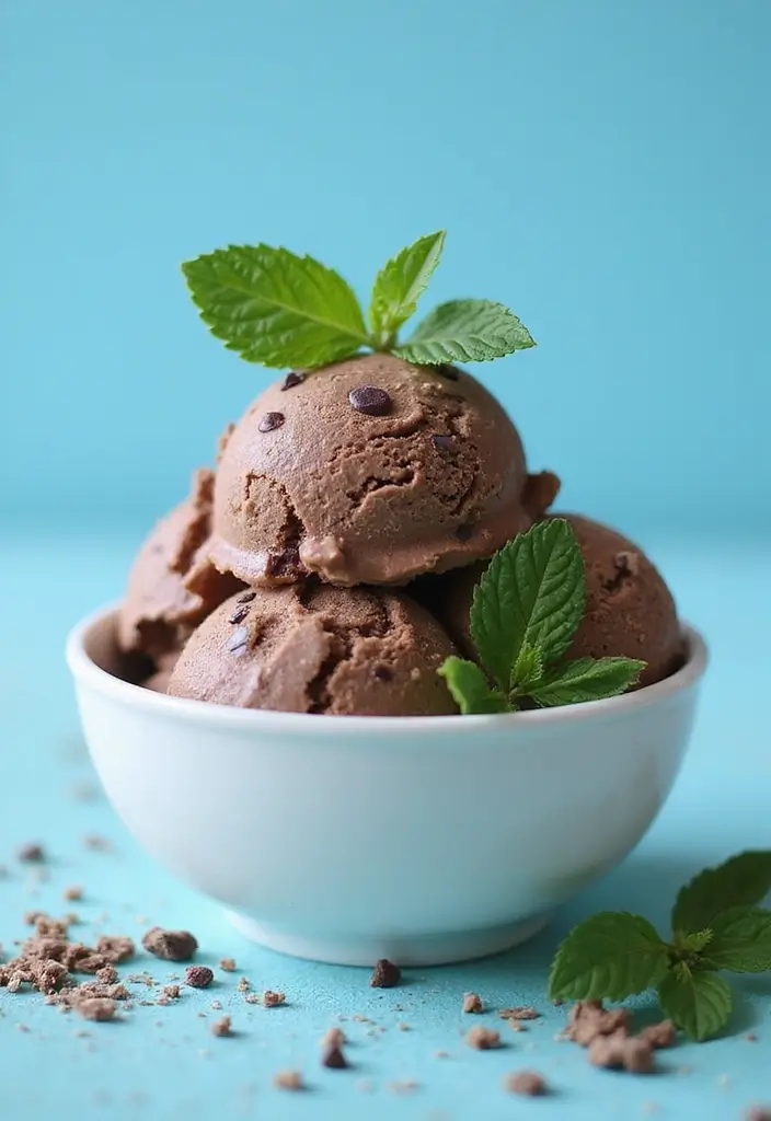 27 Dash My Pint Ice Cream Maker Recipes Keto and Delicious - 17. Chocolate Mint Chip