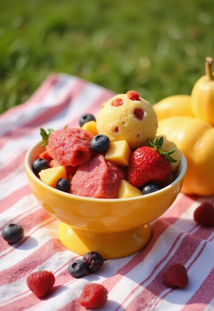 27 Dash My Pint Ice Cream Maker Recipes Keto and Delicious - 20. Fruit Medley Sorbet