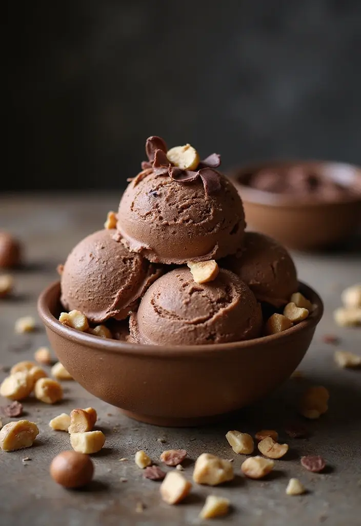 27 Dash My Pint Ice Cream Maker Recipes Keto and Delicious - 21. Chocolate Hazelnut Ice Cream