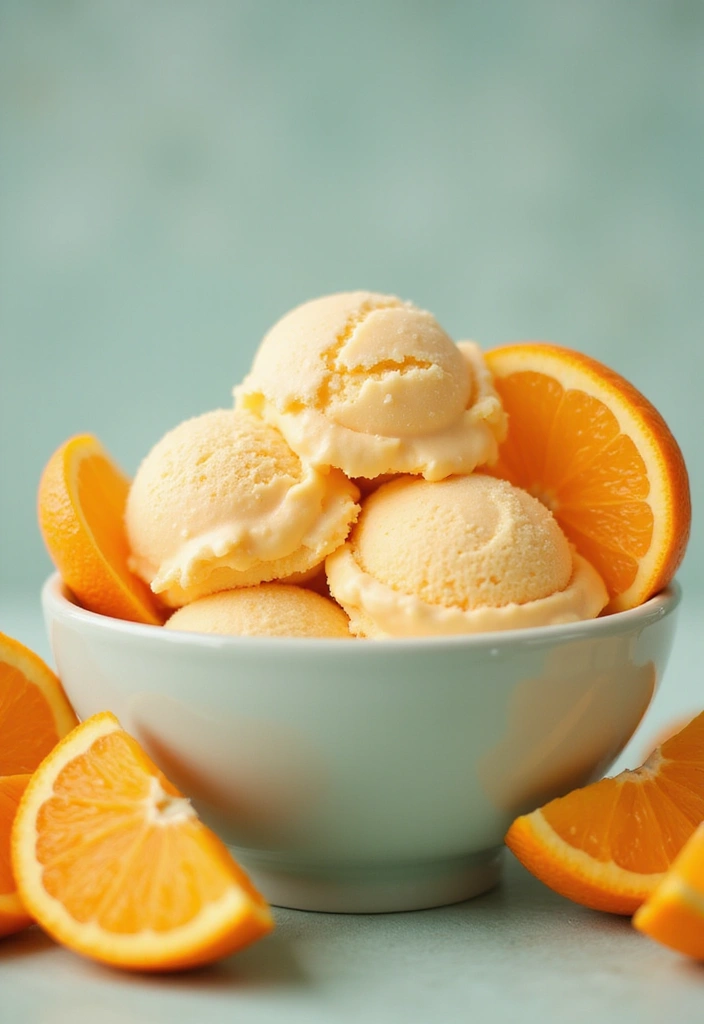 27 Dash My Pint Ice Cream Maker Recipes Keto and Delicious - 24. Orange Creamsicle Ice Cream