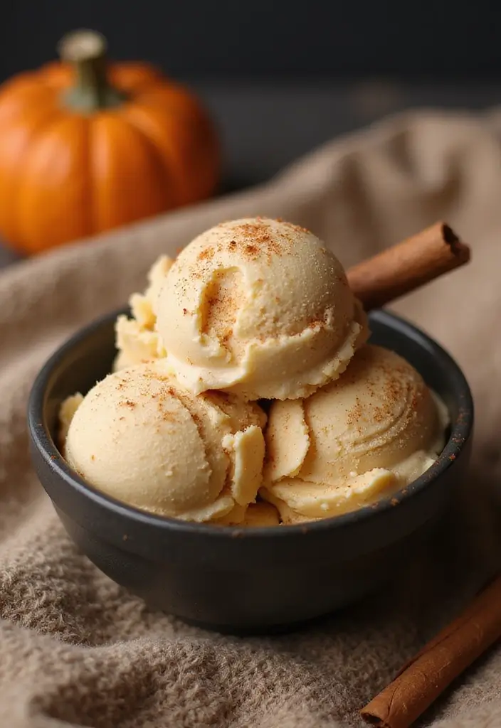 27 Dash My Pint Ice Cream Maker Recipes Keto and Delicious - 7. Pumpkin Spice Delight
