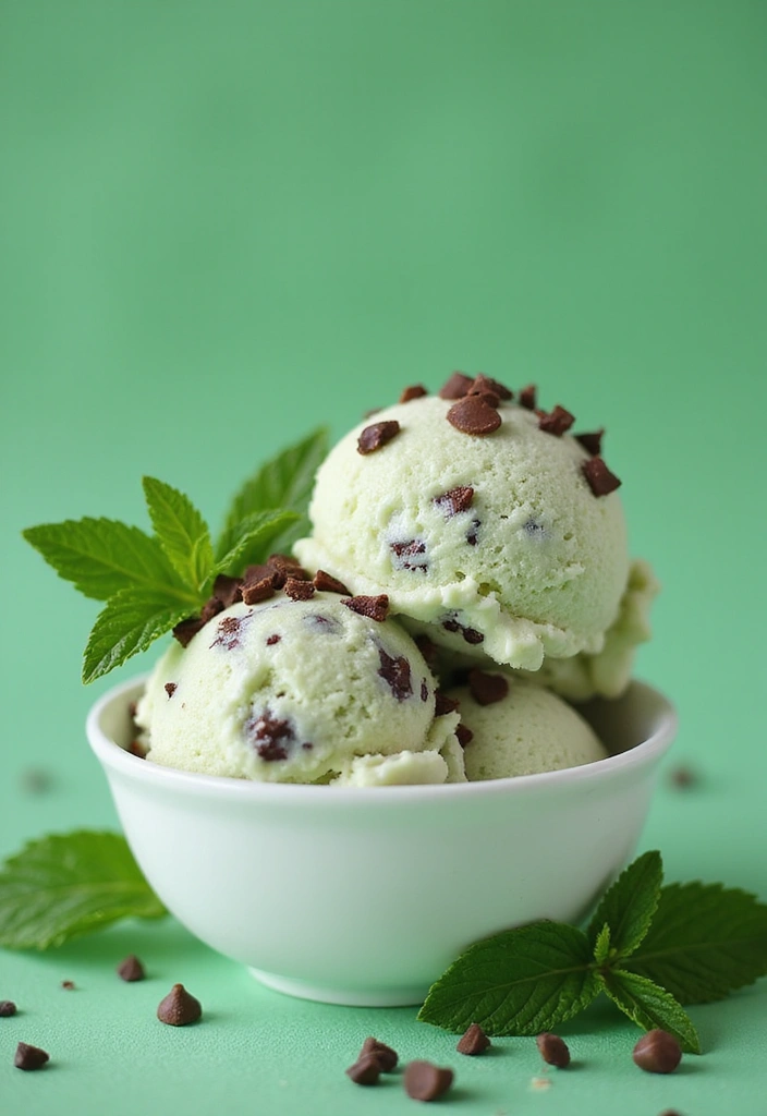 27 Dash My Pint Ice Cream Maker Recipes Keto and Delicious - 9. Mint Chocolate Chip