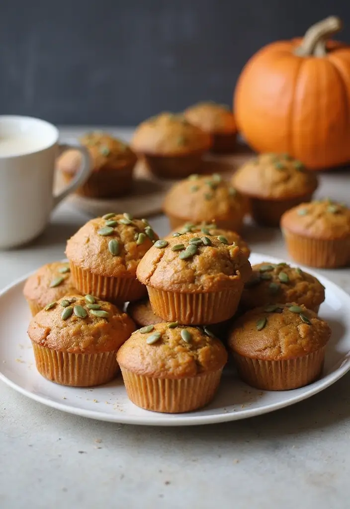 27 Keto 4th of July Recipes Festive and Delicious - 17. Keto Pumpkin Spice Muffins