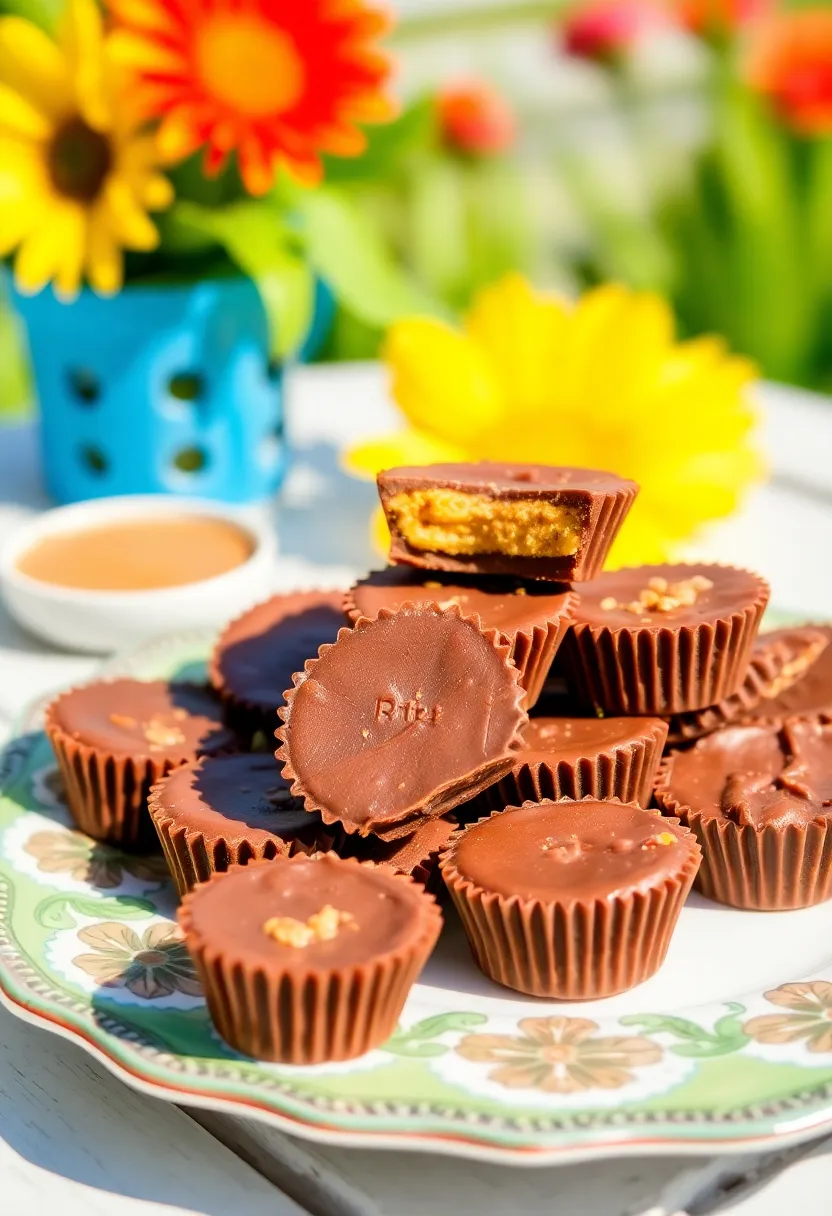 27 Keto 4th of July Recipes Festive and Delicious - 23. Keto Chocolate Peanut Butter Cups