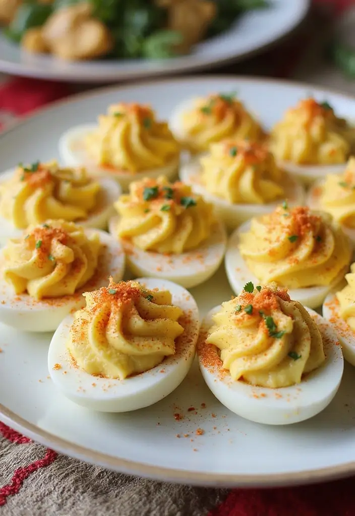 27 Keto 4th of July Recipes Festive and Delicious - 3. Easy Keto Deviled Eggs