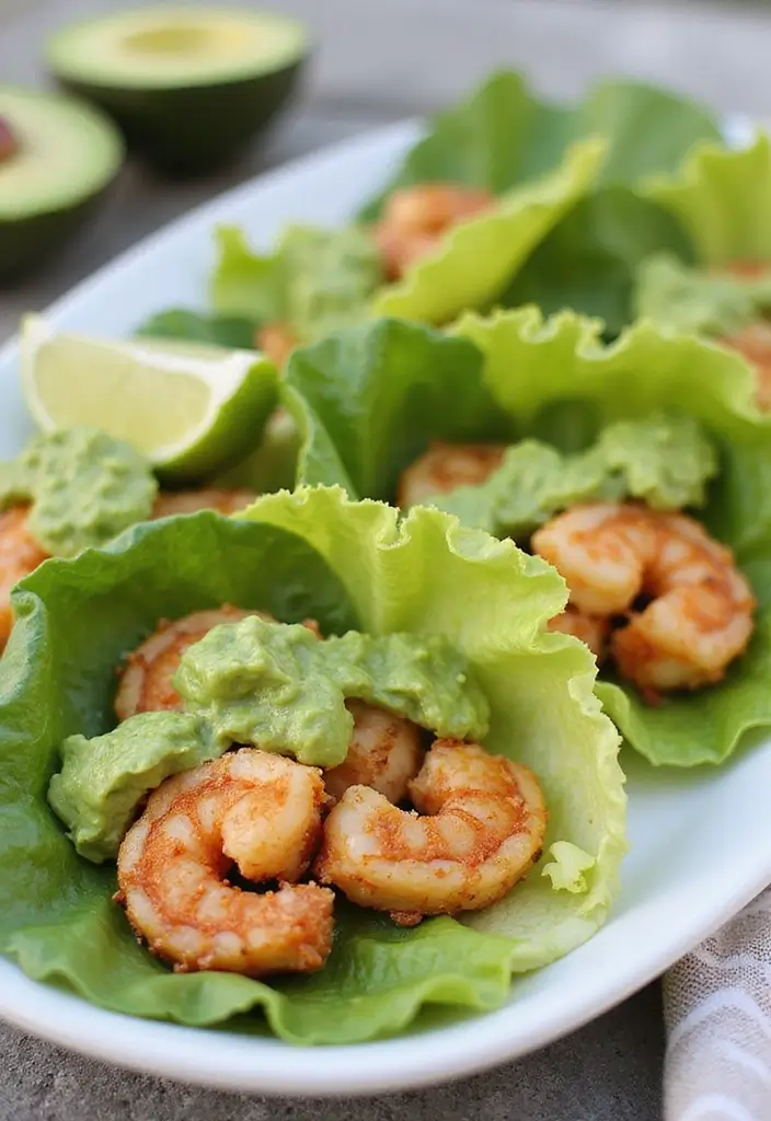 27 Keto 4th of July Recipes Festive and Delicious - 7. Zesty Keto Shrimp Tacos