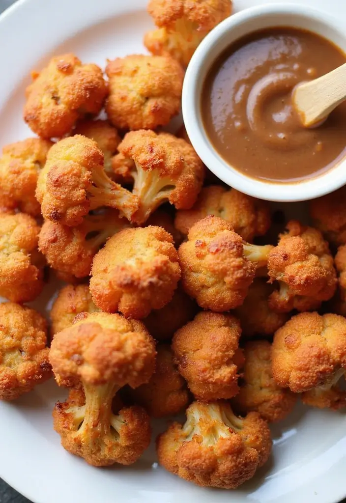 27 Keto 4th of July Recipes Festive and Delicious - 9. BBQ Cauliflower Bites