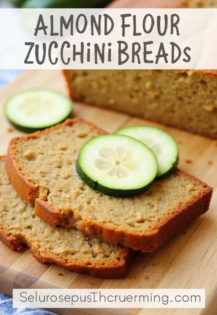 27 Keto Almond Flour Recipes You’ll Keep Making 17 27 Keto Almond Flour Recipes You’ll Keep Making - 17. Almond Flour Zucchini Bread