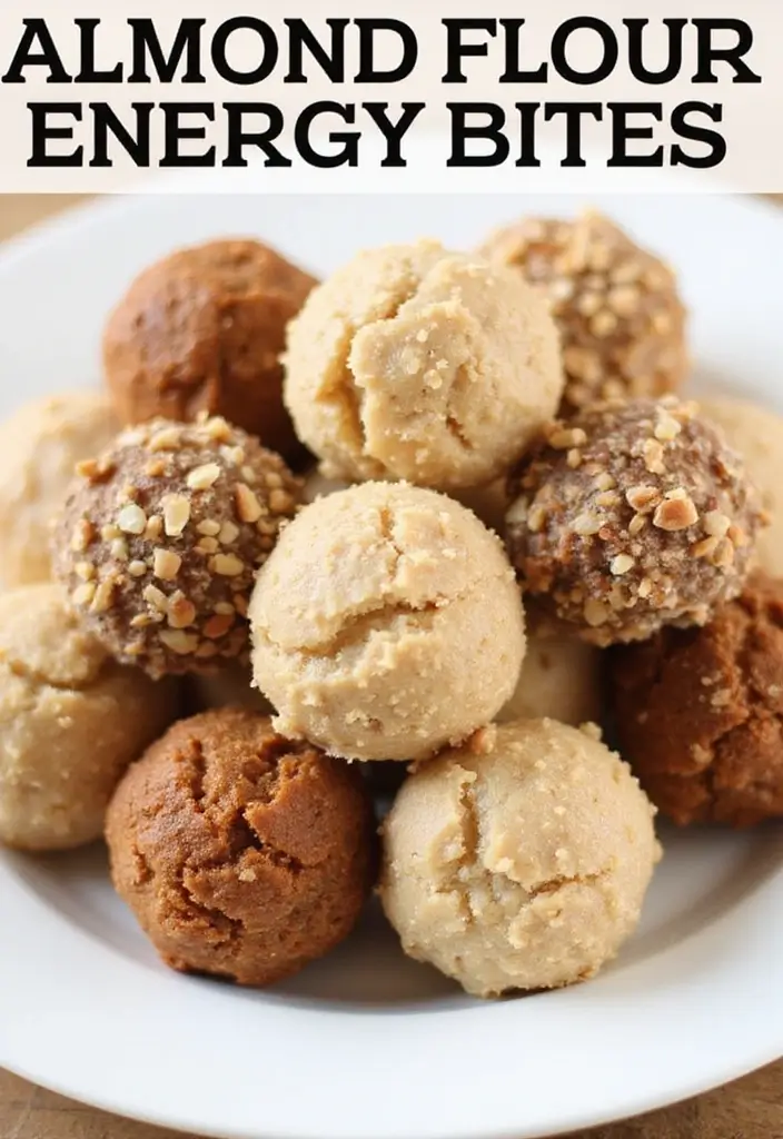 27 Keto Almond Flour Recipes You’ll Keep Making 9 27 Keto Almond Flour Recipes You’ll Keep Making - 9. Almond Flour Energy Bites