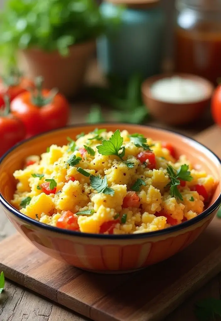 27 Keto Cottage Cheese Recipes Breakfast Approved - 18. Cottage Cheese and Veggie Scramble