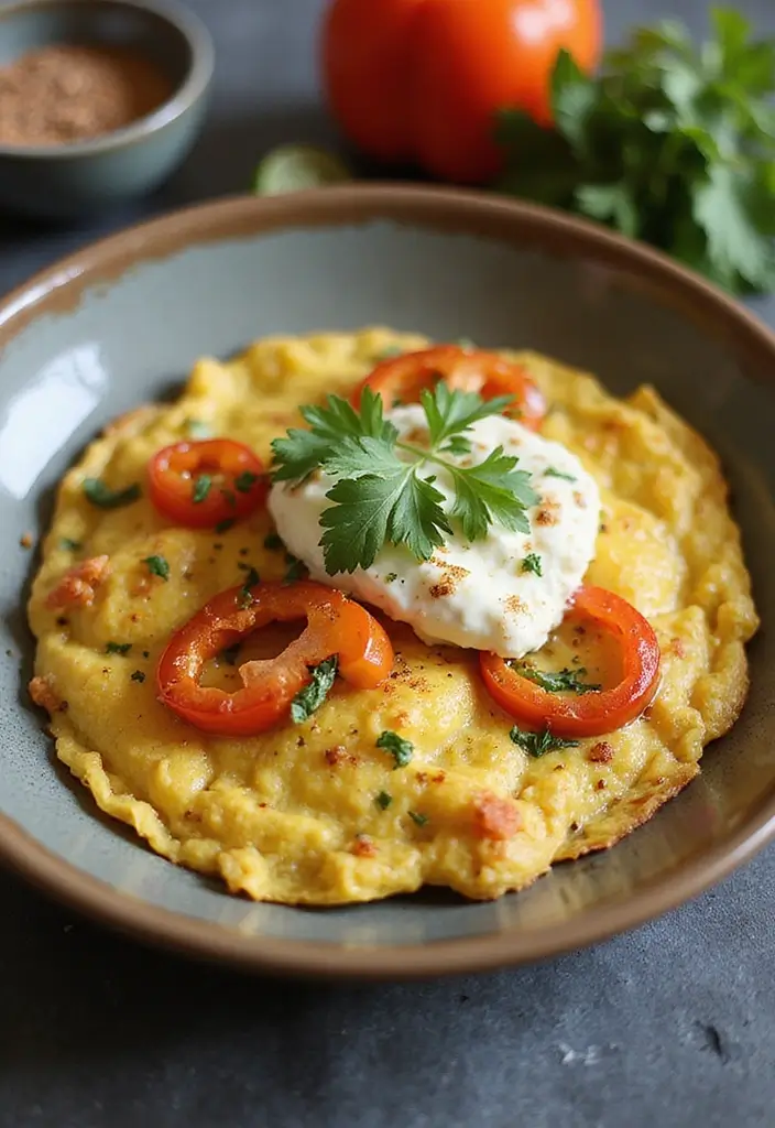 27 Keto Cottage Cheese Recipes Breakfast Approved - 8. Cottage Cheese Omelette Bowl