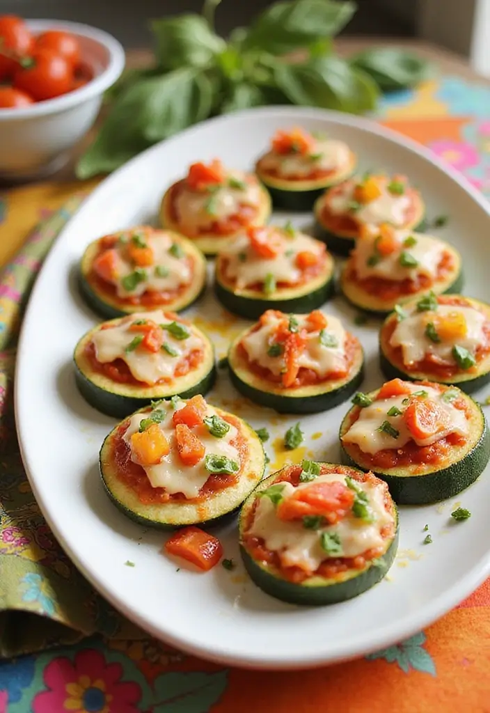27 Keto Kid-Friendly Recipes the Whole Family Will Eat - 3. Zucchini Pizza Bites