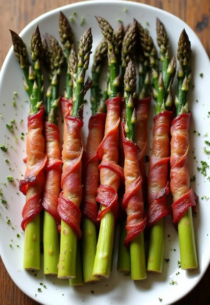 28 Keto Brunch Recipes for a Crowd Everyone Will Enjoy 14 28 Keto Brunch Recipes for a Crowd Everyone Will Enjoy - 14. Bacon-Wrapped Asparagus