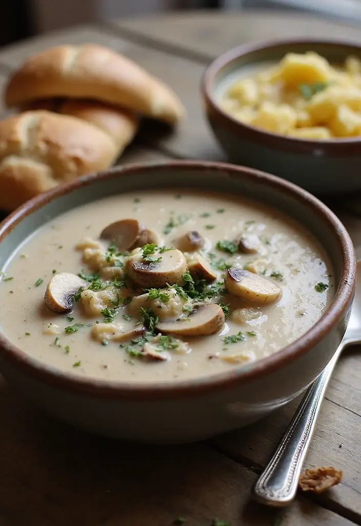 28 Keto Brunch Recipes for a Crowd Everyone Will Enjoy 22 28 Keto Brunch Recipes for a Crowd Everyone Will Enjoy - 22. Creamy Mushroom Soup