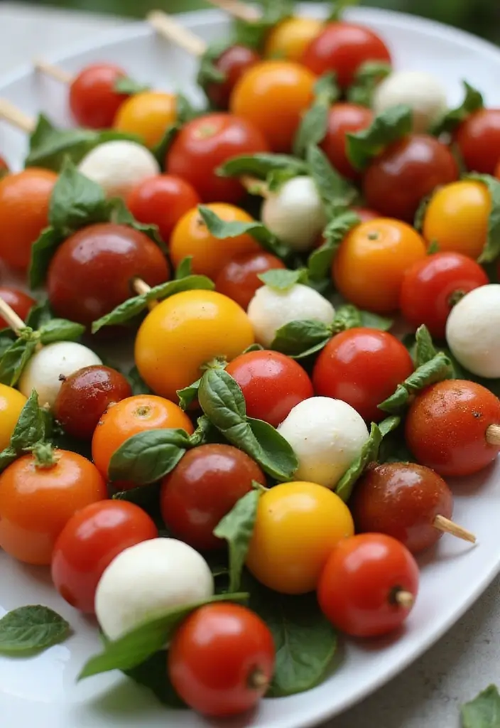 28 Keto Brunch Recipes for a Crowd Everyone Will Enjoy 9 28 Keto Brunch Recipes for a Crowd Everyone Will Enjoy - 9. Caprese Salad Skewers