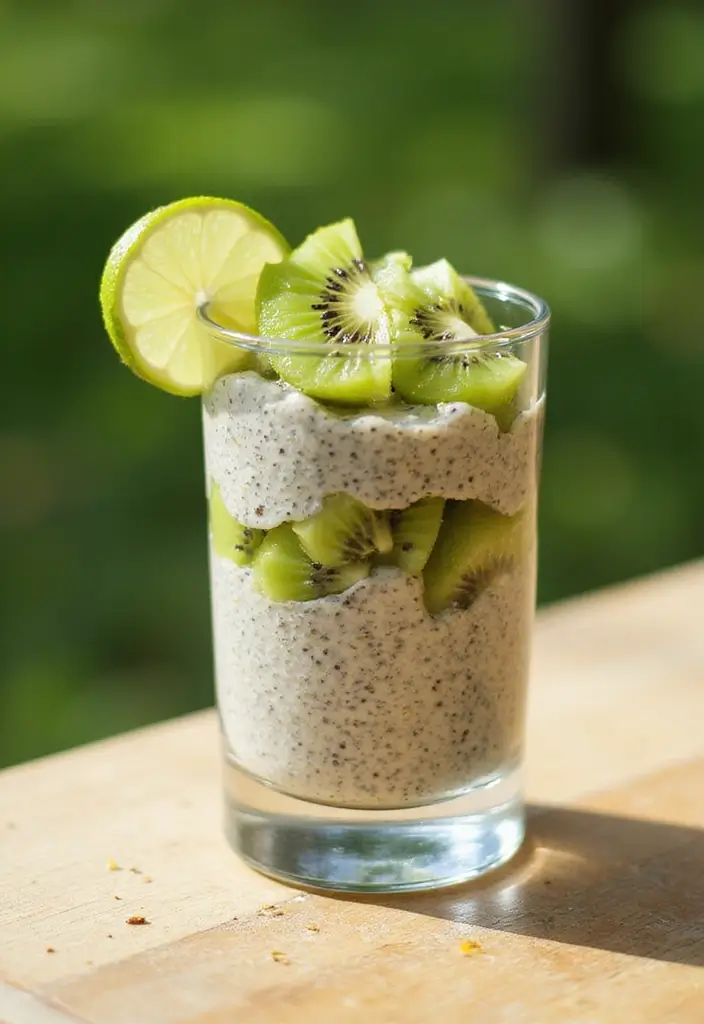 28 Keto Chia Pudding Recipes: Healthy and Sweet 20 28 Keto Chia Pudding Recipes: Healthy and Sweet - 20. Kiwi Lime Chia Pudding