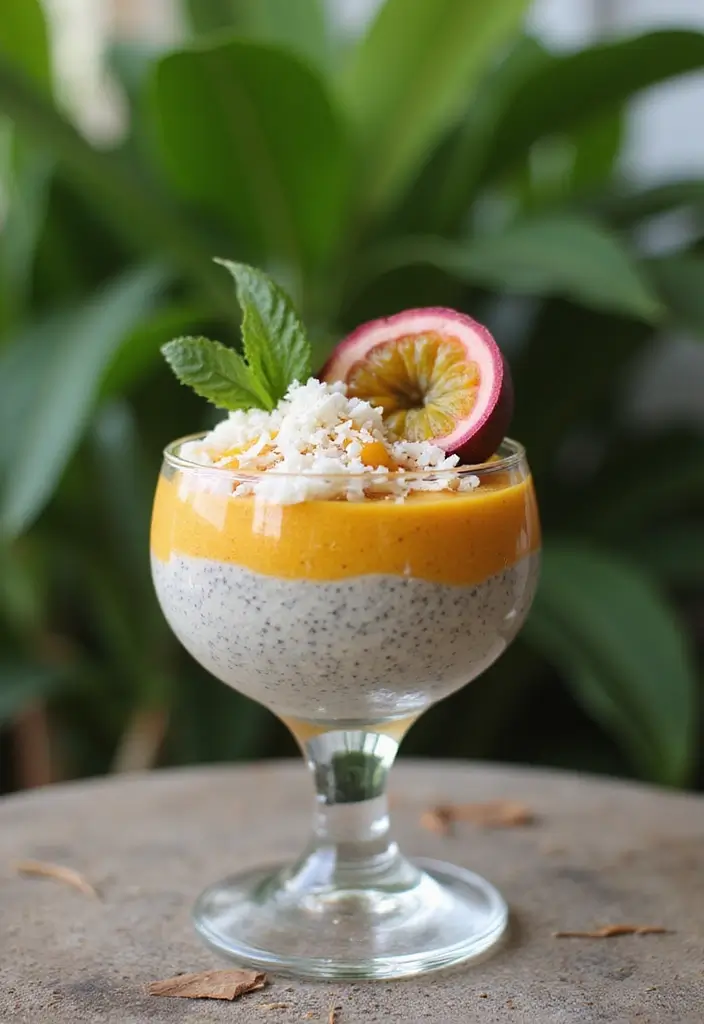 28 Keto Chia Pudding Recipes: Healthy and Sweet 26 28 Keto Chia Pudding Recipes: Healthy and Sweet - 26. Tropical Passionfruit Chia Pudding