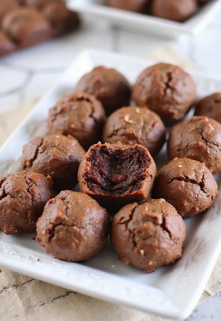 28 Keto Coconut Flour Recipes Easy and Delicious - 10. Coconut Flour Brownie Bites