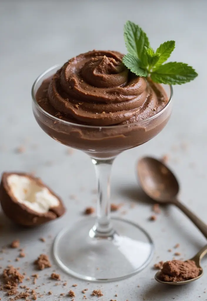 28 Keto Coconut Flour Recipes Easy and Delicious - 16. Coconut Flour Chocolate Mousse