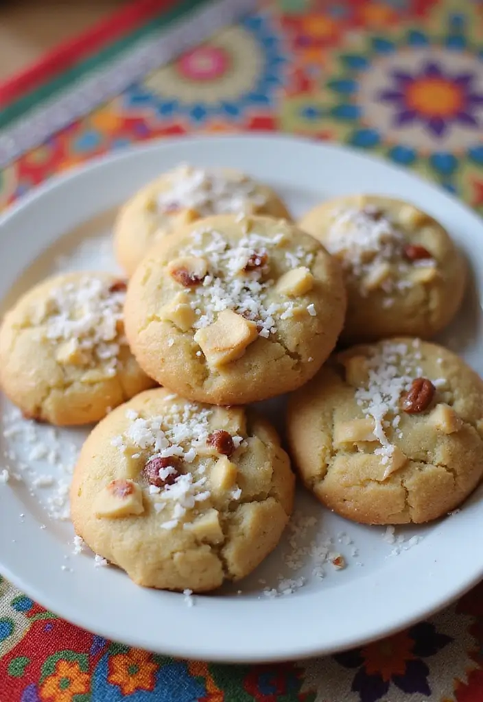 28 Keto Coconut Flour Recipes Easy and Delicious - 19. Coconut Flour Cookies with Nuts