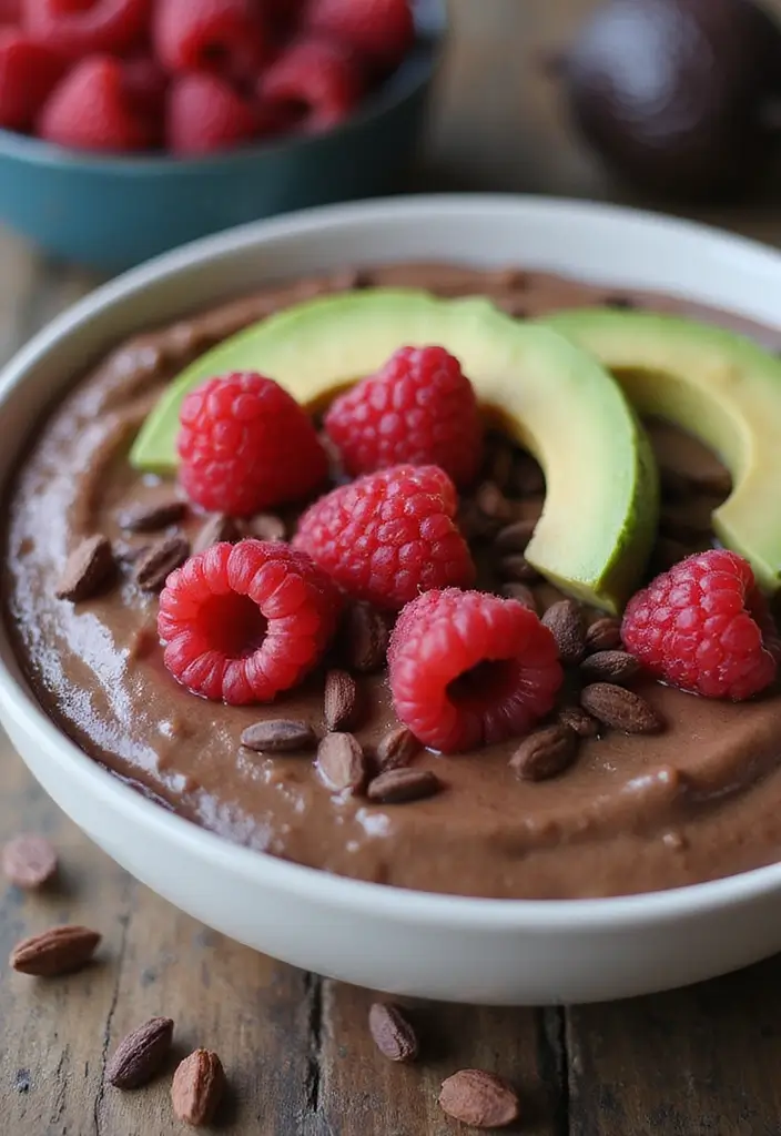 28 Keto Sugar Free Pudding Recipes: Guilt-Free and Sweet 16 28 Keto Sugar Free Pudding Recipes: Guilt-Free and Sweet - 16. Chocolate Raspberry Avocado Pudding