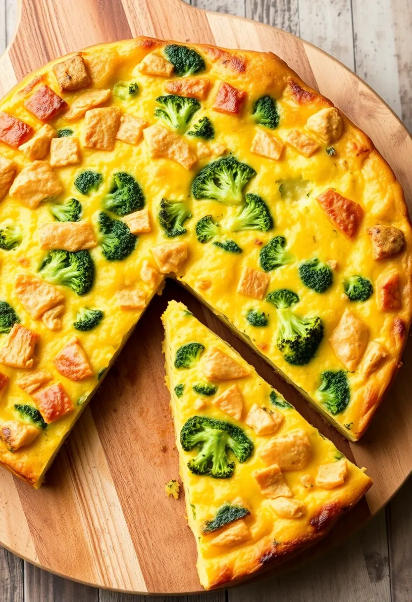 29 Keto Chicken and Broccoli Recipes Healthy and Easy 13 29 Keto Chicken and Broccoli Recipes Healthy and Easy - 13. Chicken Broccoli Frittata