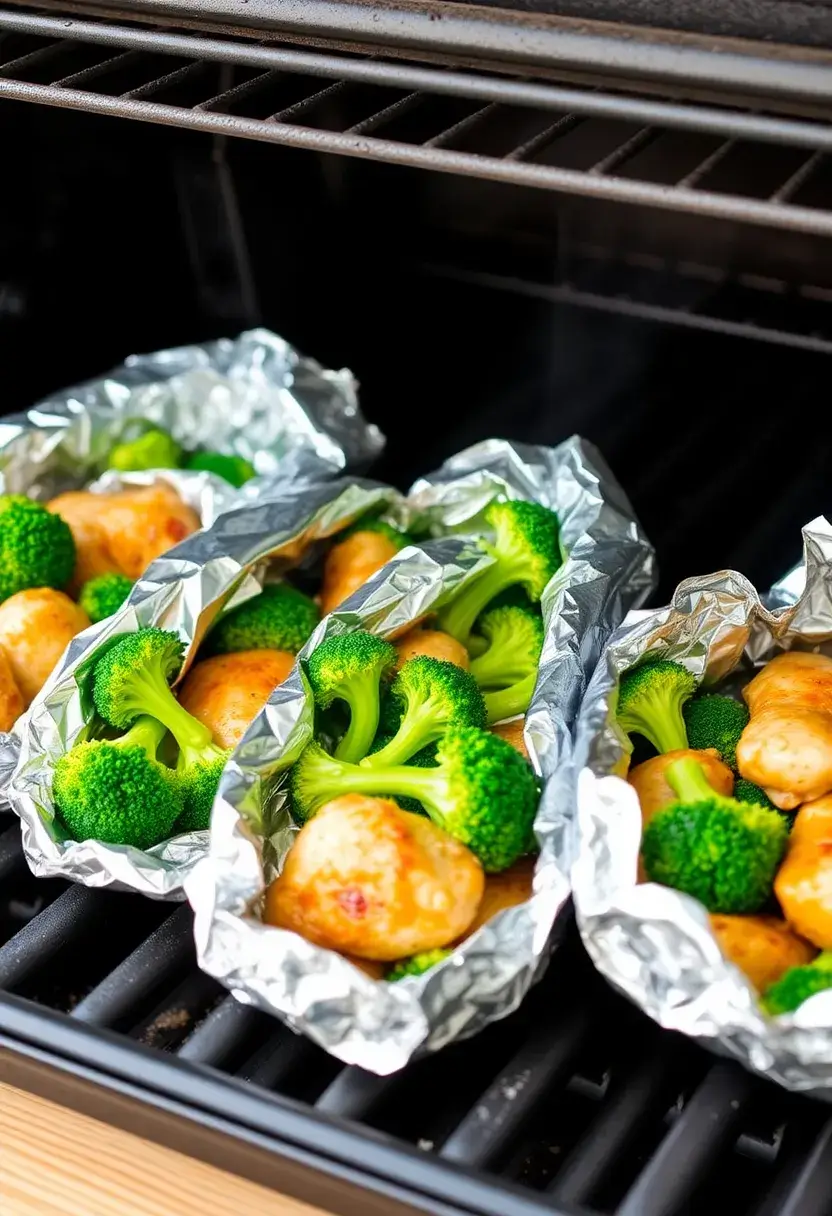 29 Keto Chicken and Broccoli Recipes Healthy and Easy 25 29 Keto Chicken and Broccoli Recipes Healthy and Easy - 25. Lemon Garlic Chicken & Broccoli Foil Packets