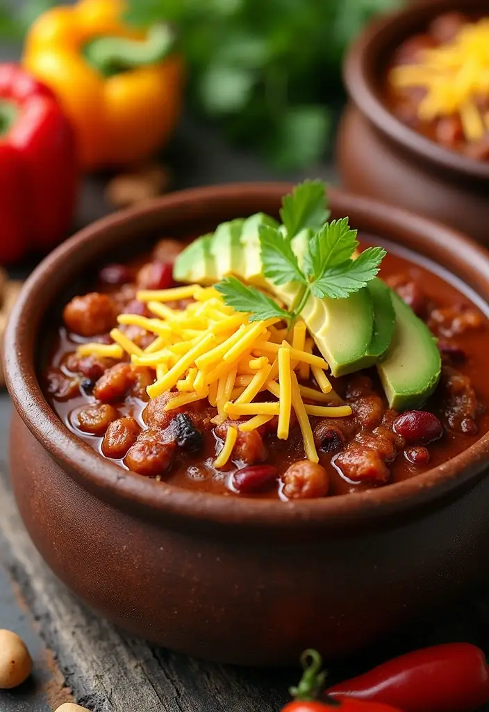 29 Keto Crockpot Soup Recipes Cozy and Comforting 23 29 Keto Crockpot Soup Recipes Cozy and Comforting - 23. Vegetarian Chili