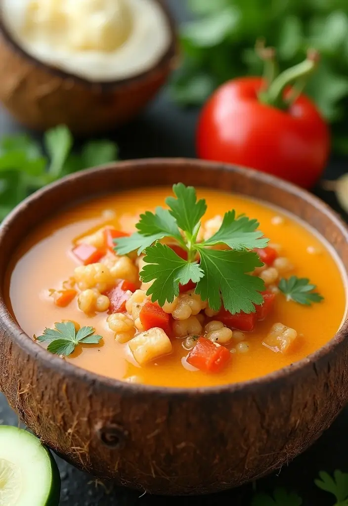 29 Keto Crockpot Soup Recipes Cozy and Comforting 28 29 Keto Crockpot Soup Recipes Cozy and Comforting - 28. Thai Coconut Soup