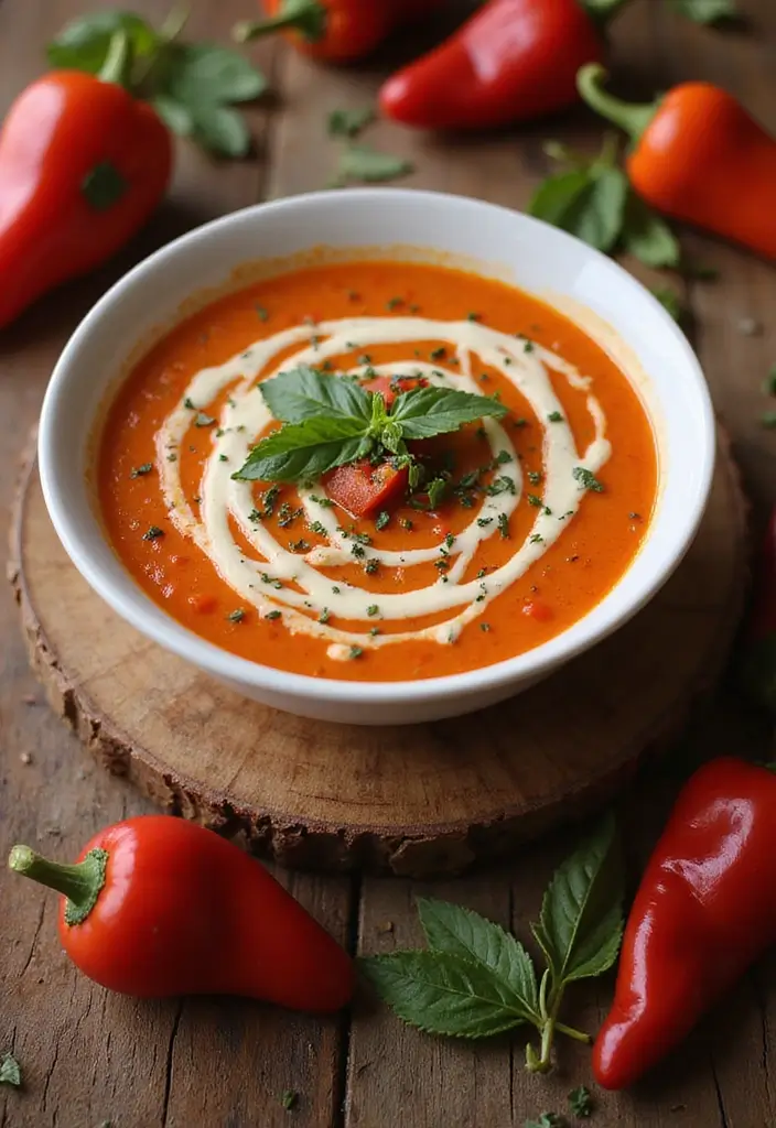 29 Keto Crockpot Soup Recipes Cozy and Comforting 8 29 Keto Crockpot Soup Recipes Cozy and Comforting - 8. Roasted Red Pepper Soup