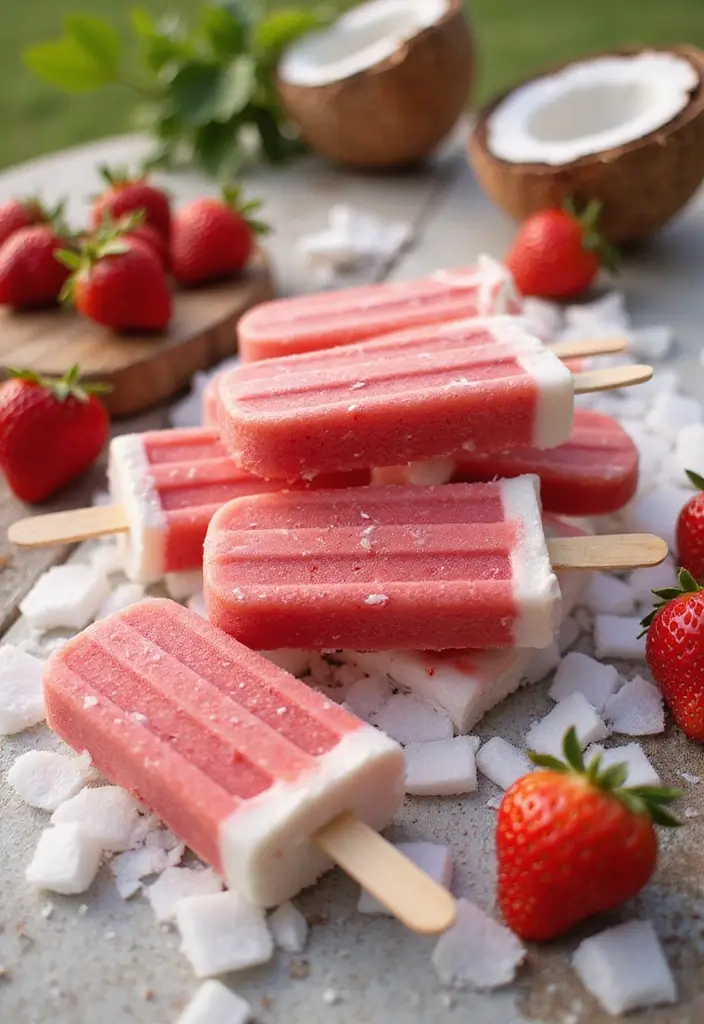 29 Keto Dairy Free Recipes Healthy and Delicious 16 29 Keto Dairy Free Recipes Healthy and Delicious - 16. Strawberry Coconut Popsicles