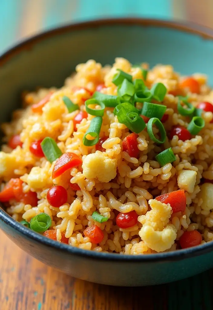 30 Cheap Keto Dinner Recipes That Save Money - 11. Cauliflower Fried Rice
