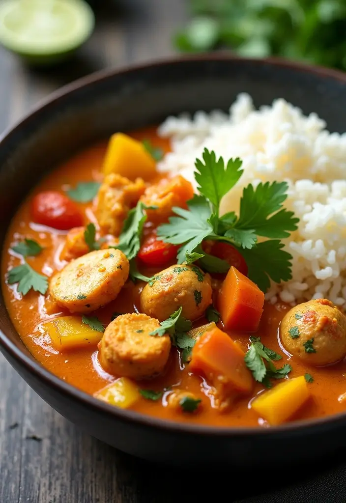 30 Cheap Keto Dinner Recipes That Save Money - 13. Thai Coconut Curry