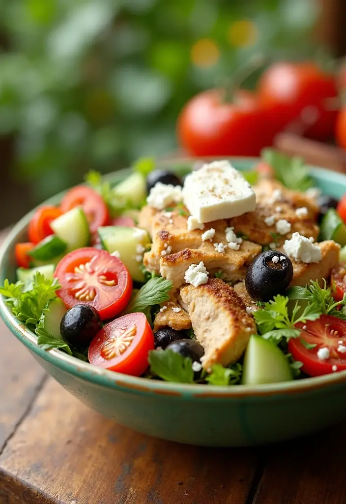 30 Cheap Keto Dinner Recipes That Save Money - 19. Mediterranean Chicken Salad
