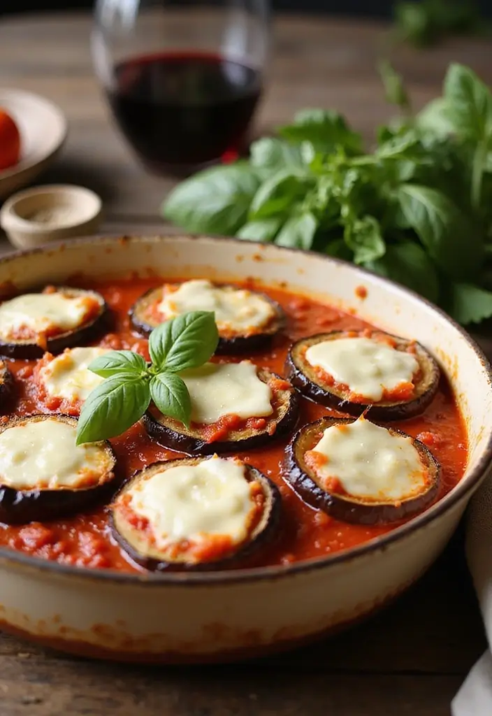 30 Cheap Keto Dinner Recipes That Save Money - 5. Eggplant Parmesan